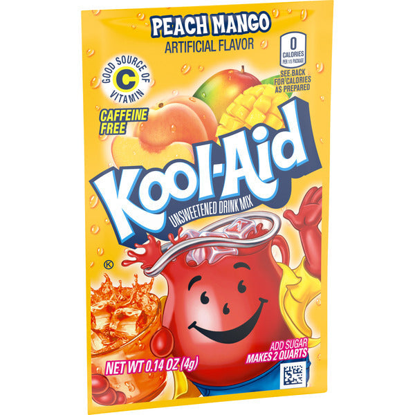 Kool-Aid Unsweetened Peach Mango Artificially Flavored Powdered Soft Drink Mix