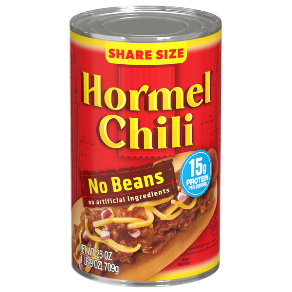 Hormel Chili No Beans, 25 OZ
