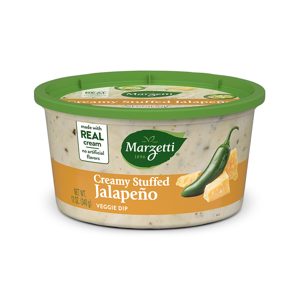 Marzetti Creamy Stuffed Jalapeño Veggie Dip 12 oz . Tub