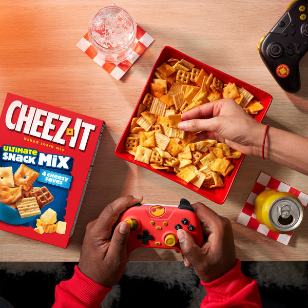 Cheez-It Ultimate Snack Mix Original Baked Snack Mix, Salty Snacks, Pantry Size, 10.5 oz