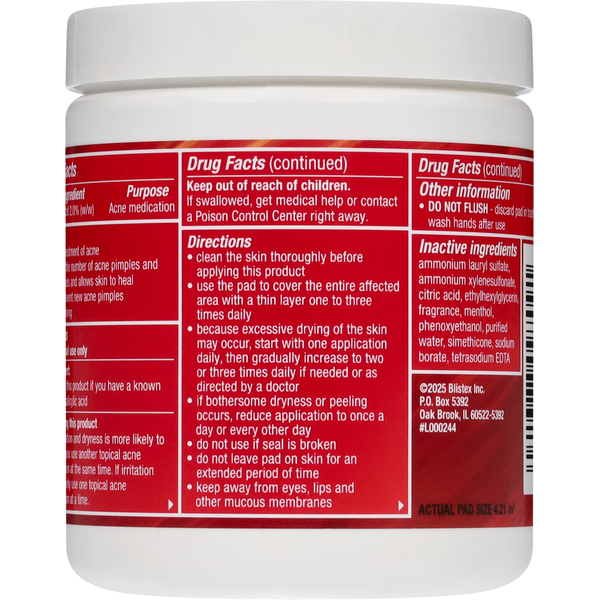 Stridex Alcohol Free Maximum Acne Pads