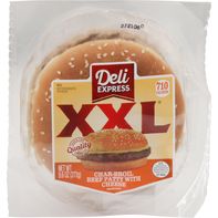 Deli Express Sandwich, Beef Patty with Cheese, Cha...
️