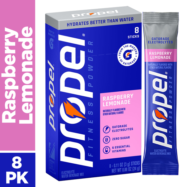 Propel Zero Sugar Raspberry Lemonade Electrolyte Powder Drink Mix