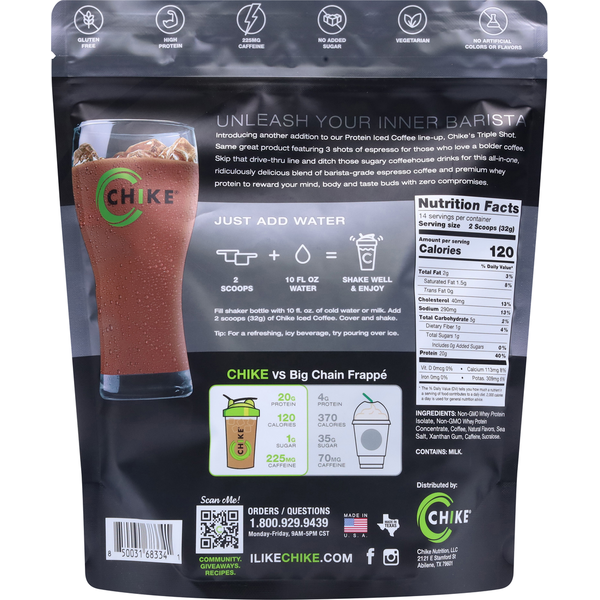 Chike Iced Coffee, Protein, Espresso & Cream
