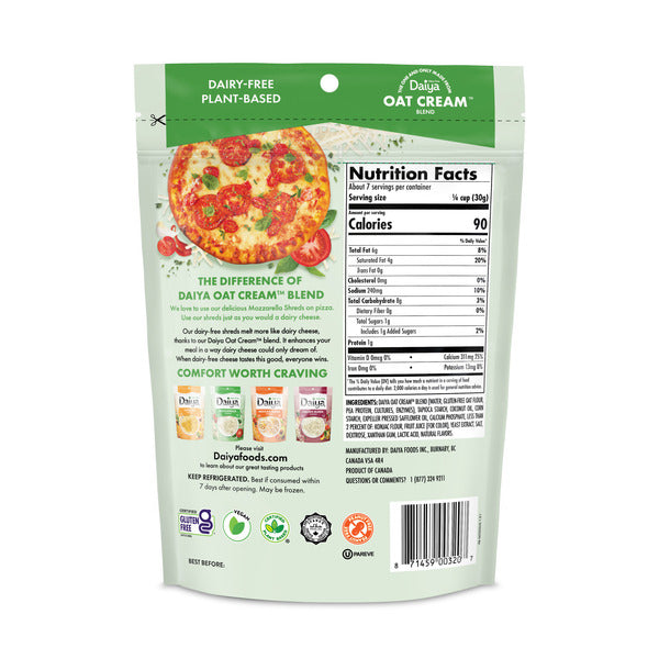 Daiya Dairy Free Mozzarella Cheese Shreds