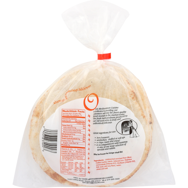 Oasis Classic Cuisine Greek Bread