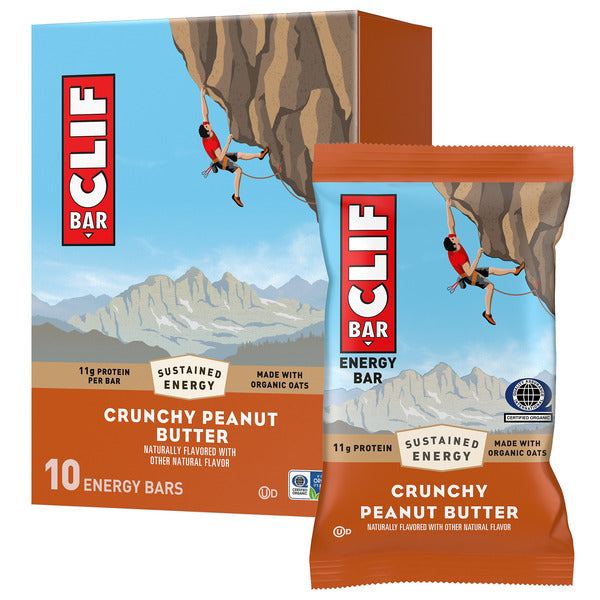 CLIF BAR Energy Protein Bars, Crunchy Peanut Butter, Non-Gmo 24 oz