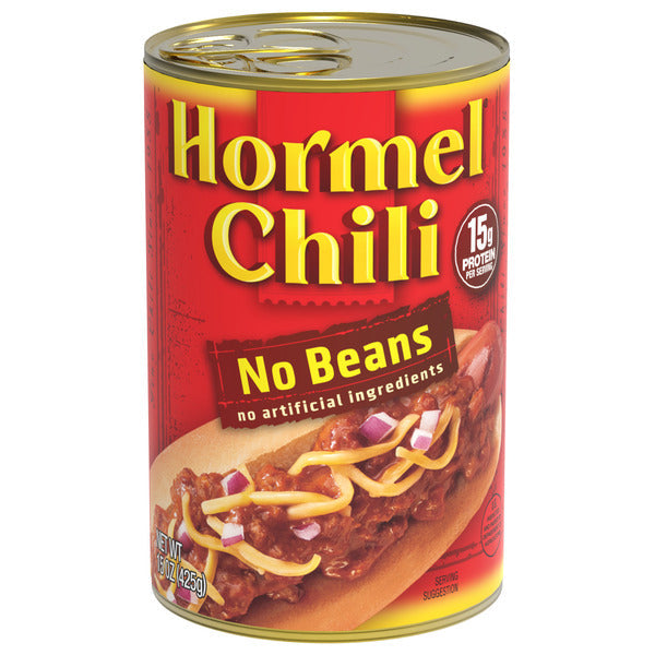 Hormel Chili No Beans, 15 OZ