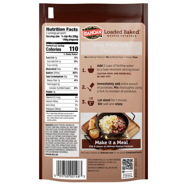 Idahoan® Loaded Baked® Mashed Potatoes