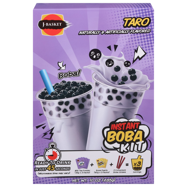J-Basket Instant Boba Kit, Taro
