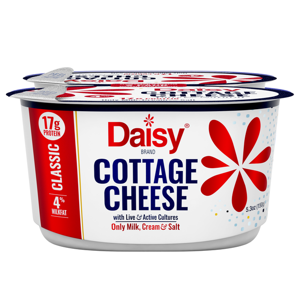 Daisy Cottage Cheese, 4% Milkfat Minimum, 2 Pack