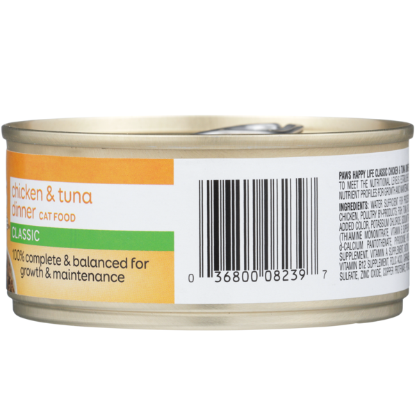 Paws Happy Life Chicken & Tuna Dinner Classic Cat Food