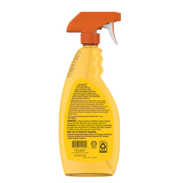 ORANGE GLO Wood Furniture 2-In-1 Clean & Polish Spray