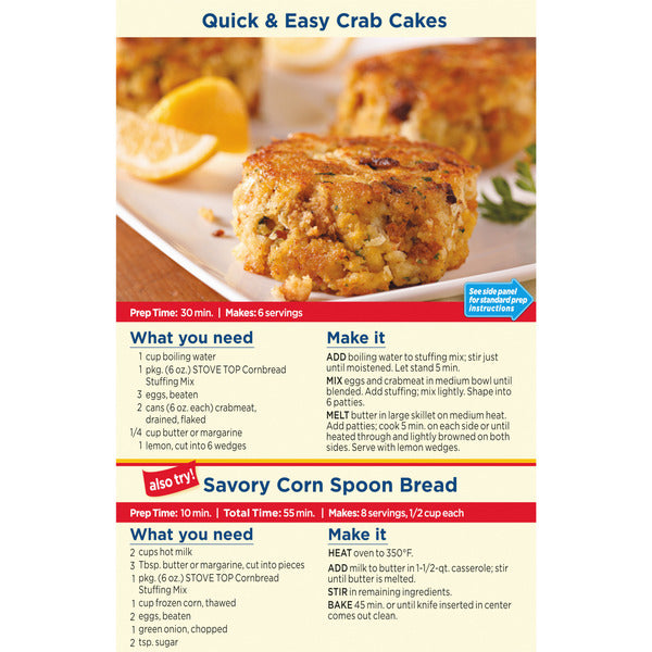 Kraft Stove Top Cornbread Stuffing Mix