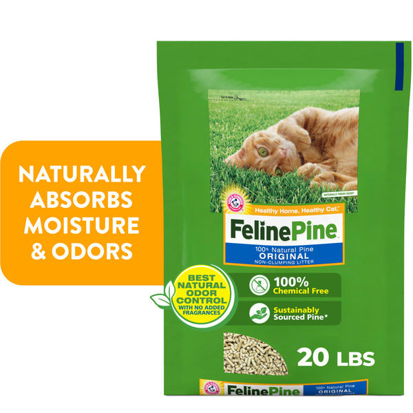 Feline Pine Original 100% Natural Cat Litter