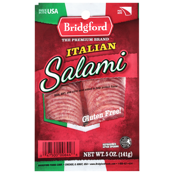 Bridgford Gluten Free! Italian Salami
