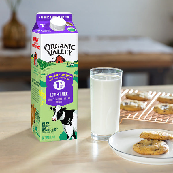 Organic Valley® Organic 1% (Low Fat) Milk