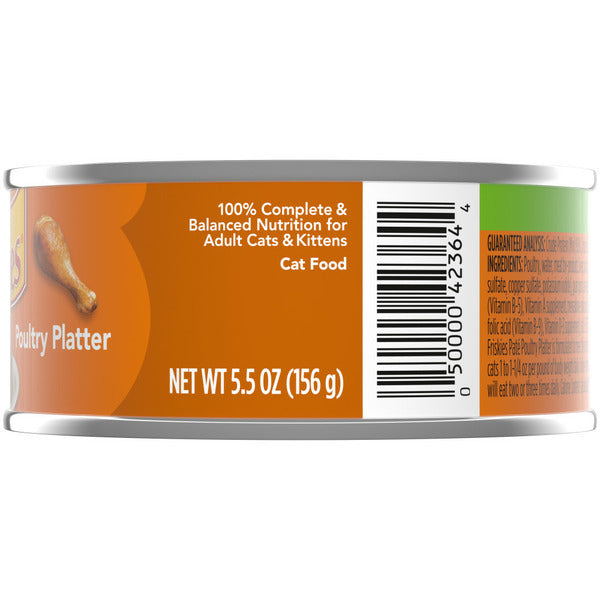 Purina Friskies Pate Wet Cat Food, Poultry Platter