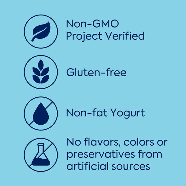 Dannon Plain Nonfat Yogurt, Excellent Source of Calcium and Good Source of Protein with the Rich and Creamy Taste of Plain Flavored Yogurt, 32 OZ Quart DestGlow