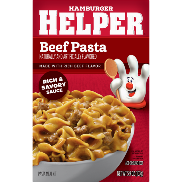 Hamburger Helper Beef Pasta, Rich Savory Sauce