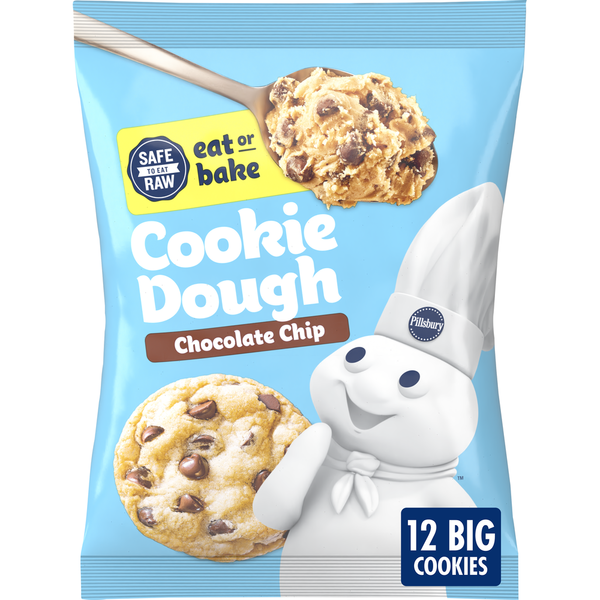 Pillsbury Ready to Bake Chocolate Chip Cookie Dough