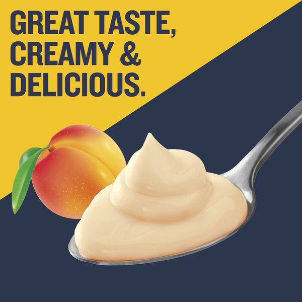 Ratio Protein Peach Yogurt Cultured Dairy Snack