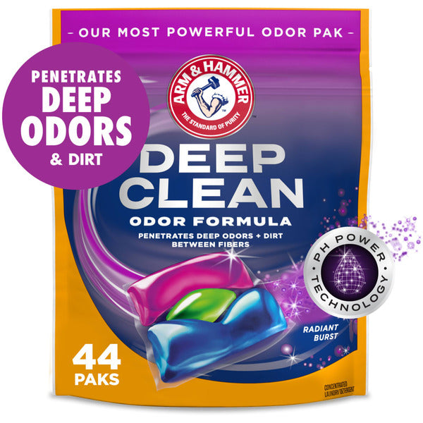 Arm & Hammer Deep Clean Odor Formula Laundry Detergent Power Paks