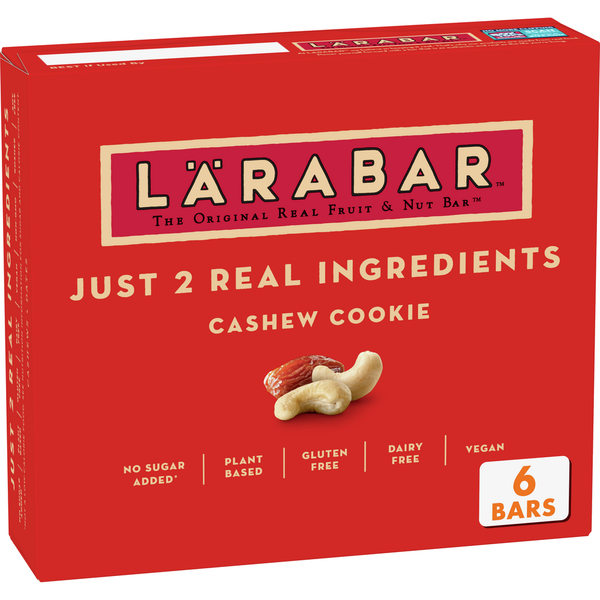 LÄRABAR Cashew Cookie Fruit and Nut Bars