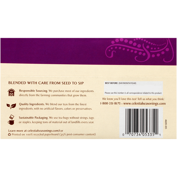 Celestial Seasonings Tea Wild Berry