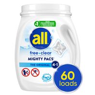 All Unit Dose Laundry Detergent, Mighty Pacs, Free...
️