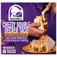 Taco Bell Cheesy Double Decker Taco Dinner Kit️