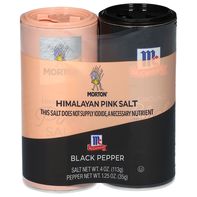 Morton Himalayan Pink Salt & Black Pepper️