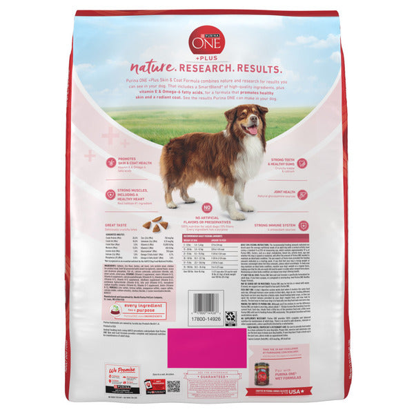 Purina ONE Natural, Sensitive Stomach Dry Dog Food, +Plus Skin & Coat Formula