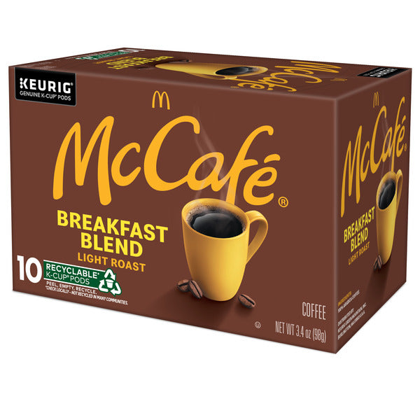 McDonald’s McCafé Breakfast Blend Light Roast Coffee K-Cup Pods