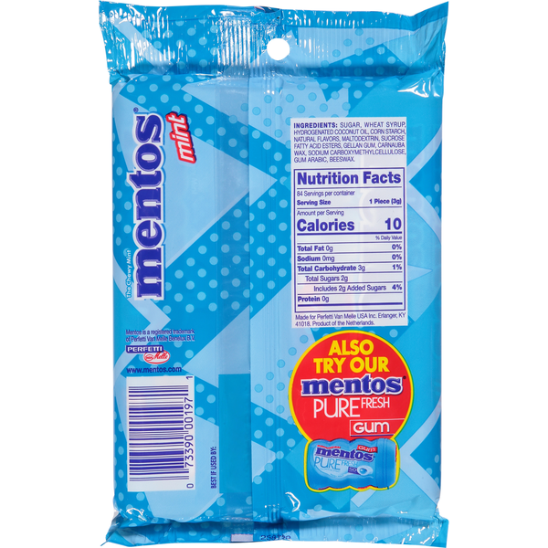 Mentos Candy, Mint, Chewy