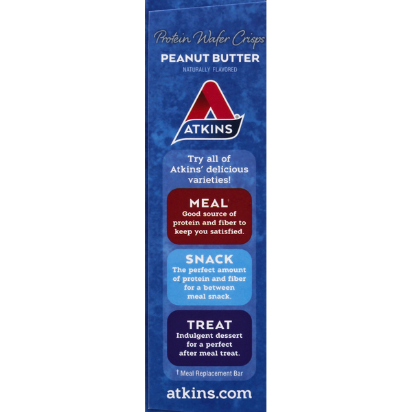 Atkins Protein Wafer Crisps, Peanut Butter