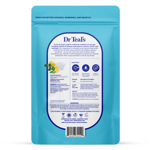 Dr Teal’s Restorative Minerals Epsom Salt with Magnesium, Potassium & Zinc