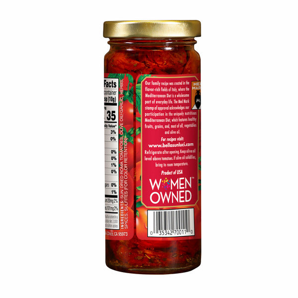 Bella Sun Luci Sun Dried Tomato Halves in Premium Oil