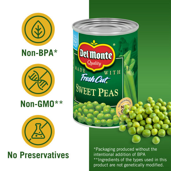 Del Monte Sweet Peas Canned Vegetables