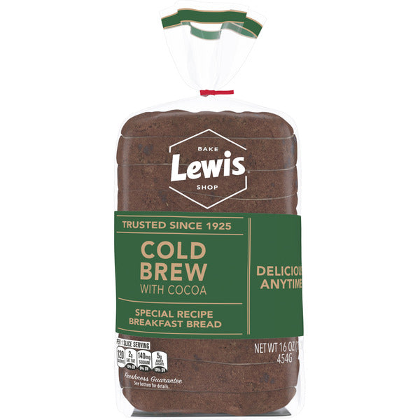 Lewis Bake Shop Cold Brew Coffee Breakfast Bread
