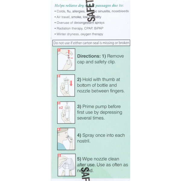 Ayr Sinus Spray, No-Drip, Saline Nasal Gel