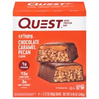 Quest Protein Bar, Crispy, Chocolate Caramel Pecan...
️