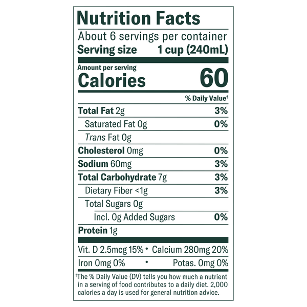 Chobani Zero Sugar Unsweetened Oatmilk