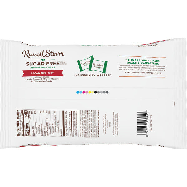 Russell Stover Sugar Free Pecan Delight Chocolate Candy