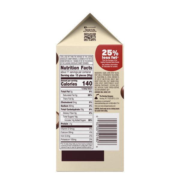 WHOPPERS Malted Milk Balls Candy Carton, 12 oz