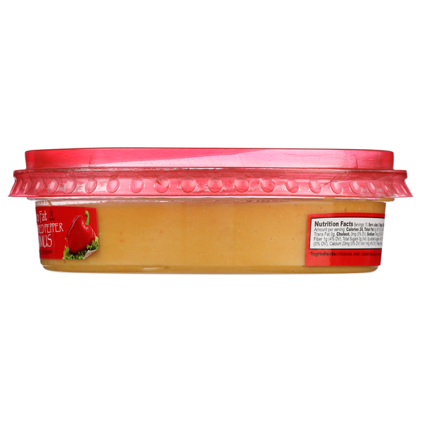 Oasis Mediterranean Cuisine Zero Fat Roasted Red Pepper Hommus