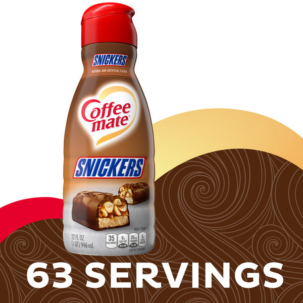 Coffee mate Snickers Liquid Coffee Creamer