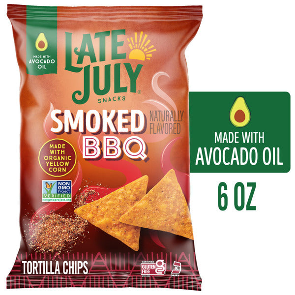 LATE JULY Snacks Smoked BBQ Tortilla Chips