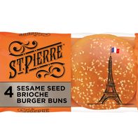 St Pierre Sesame Seed Brioche Burger Buns️