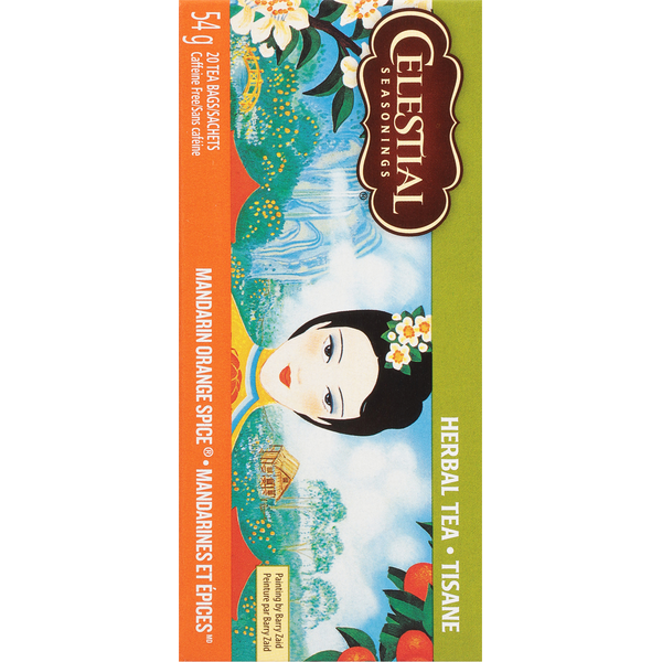 Celestial Seasonings Mandarin Orange Spice Herbal Tea, Caffeine Free